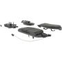 CENTRIC PARTS 102.07600 C-Tek Semi-Metallic Brake Pads with Shims