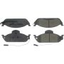 CENTRIC PARTS 102.07600 C-Tek Semi-Metallic Brake Pads with Shims