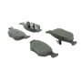 CENTRIC PARTS 102.07620 C-Tek Semi-Metallic Brake Pads with Shims