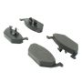 CENTRIC PARTS 102.07680 C-Tek Semi-Metallic Brake Pads with Shims