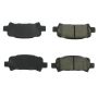 CENTRIC PARTS 102.07700 C-Tek Semi-Metallic Brake Pads with Shims