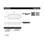 CENTRIC PARTS 102.07730 C-Tek Semi-Metallic Brake Pads with Shims
