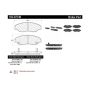 CENTRIC PARTS 102.07740 C-Tek Semi-Metallic Brake Pads with Shims