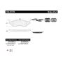 CENTRIC PARTS 102.07770 C-Tek Semi-Metallic Brake Pads with Shims