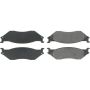 CENTRIC PARTS 102.07770 C-Tek Semi-Metallic Brake Pads with Shims