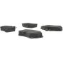 CENTRIC PARTS 102.07800 C-Tek Semi-Metallic Brake Pads with Shims