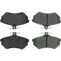 CENTRIC PARTS 102.07800 C-Tek Semi-Metallic Brake Pads with Shims