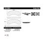 CENTRIC PARTS 102.07861 C-Tek Semi-Metallic Brake Pads with Shims