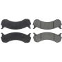 CENTRIC PARTS 102.07861 C-Tek Semi-Metallic Brake Pads with Shims