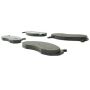 CENTRIC PARTS 102.07880 C-Tek Semi-Metallic Brake Pads with Shims