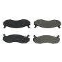 CENTRIC PARTS 102.07880 C-Tek Semi-Metallic Brake Pads with Shims