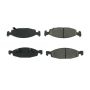 CENTRIC PARTS 102.07900 C-Tek Semi-Metallic Brake Pads with Shims