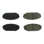 CENTRIC PARTS 102.07930 C-Tek Semi-Metallic Brake Pads with Shims