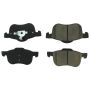 CENTRIC PARTS 102.07940 C-Tek Semi-Metallic Brake Pads with Shims
