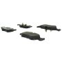 CENTRIC PARTS 102.07960 C-Tek Semi-Metallic Brake Pads with Shims