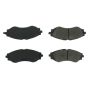 CENTRIC PARTS 102.07970 C-Tek Semi-Metallic Brake Pads with Shims