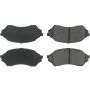 CENTRIC PARTS 102.07980 C-Tek Semi-Metallic Brake Pads with Shims