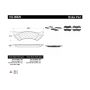 CENTRIC PARTS 102.08020 C-Tek Semi-Metallic Brake Pads with Shims