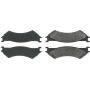 CENTRIC PARTS 102.08020 C-Tek Semi-Metallic Brake Pads with Shims