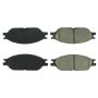 CENTRIC PARTS 102.08030 C-Tek Semi-Metallic Brake Pads with Shims