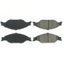 CENTRIC PARTS 102.08040 C-Tek Semi-Metallic Brake Pads with Shims