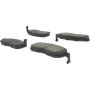 CENTRIC PARTS 102.08151 C-Tek Semi-Metallic Brake Pads with Shims