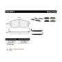 CENTRIC PARTS 102.08151 C-Tek Semi-Metallic Brake Pads with Shims