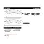 CENTRIC PARTS 102.08210 C-Tek Semi-Metallic Brake Pads with Shims