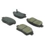 CENTRIC PARTS 102.08220 C-Tek Semi-Metallic Brake Pads with Shims