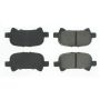 CENTRIC PARTS 102.08280 C-Tek Semi-Metallic Brake Pads with Shims