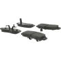 CENTRIC PARTS 102.08320 C-Tek Semi-Metallic Brake Pads with Shims