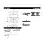 CENTRIC PARTS 102.08320 C-Tek Semi-Metallic Brake Pads with Shims