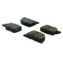 CENTRIC PARTS 102.08350 C-Tek Semi-Metallic Brake Pads with Shims