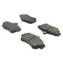 CENTRIC PARTS 102.08370 C-Tek Semi-Metallic Brake Pads with Shims