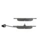 CENTRIC PARTS 102.08400 C-Tek Semi-Metallic Brake Pads with Shims
