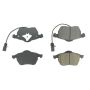 CENTRIC PARTS 102.08400 C-Tek Semi-Metallic Brake Pads with Shims