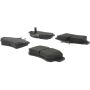 CENTRIC PARTS 102.08410 C-Tek Semi-Metallic Brake Pads with Shims