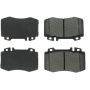 CENTRIC PARTS 102.08470 C-Tek Semi-Metallic Brake Pads with Shims