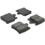CENTRIC PARTS 102.08480 C-Tek Semi-Metallic Brake Pads with Shims