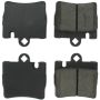 CENTRIC PARTS 102.08480 C-Tek Semi-Metallic Brake Pads with Shims