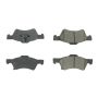 CENTRIC PARTS 102.08570 C-Tek Semi-Metallic Brake Pads with Shims