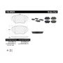 CENTRIC PARTS 102.08620 C-Tek Semi-Metallic Brake Pads with Shims