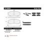 CENTRIC PARTS 102.08640 C-Tek Semi-Metallic Brake Pads with Shims