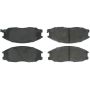 CENTRIC PARTS 102.08640 C-Tek Semi-Metallic Brake Pads with Shims