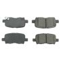 CENTRIC PARTS 102.08650 C-Tek Semi-Metallic Brake Pads with Shims