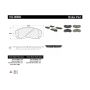 CENTRIC PARTS 102.08660 C-Tek Semi-Metallic Brake Pads with Shims
