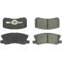 CENTRIC PARTS 102.08680 C-Tek Semi-Metallic Brake Pads with Shims