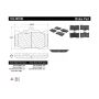CENTRIC PARTS 102.08700 C-Tek Semi-Metallic Brake Pads with Shims