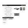 CENTRIC PARTS 102.08720 C-Tek Semi-Metallic Brake Pads with Shims
