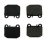 CENTRIC PARTS 102.08740 C-Tek Semi-Metallic Brake Pads with Shims